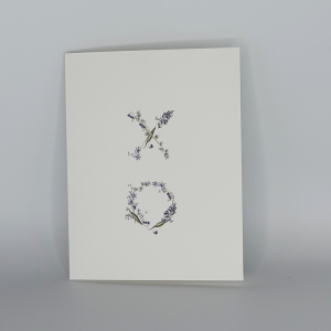 Floral XO Card